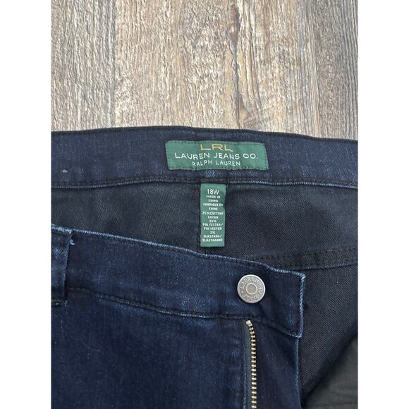 Lauren Jeans Co. Ralph Lauren Women's Cropped Jeans Size 18W - Picture 5 of 5